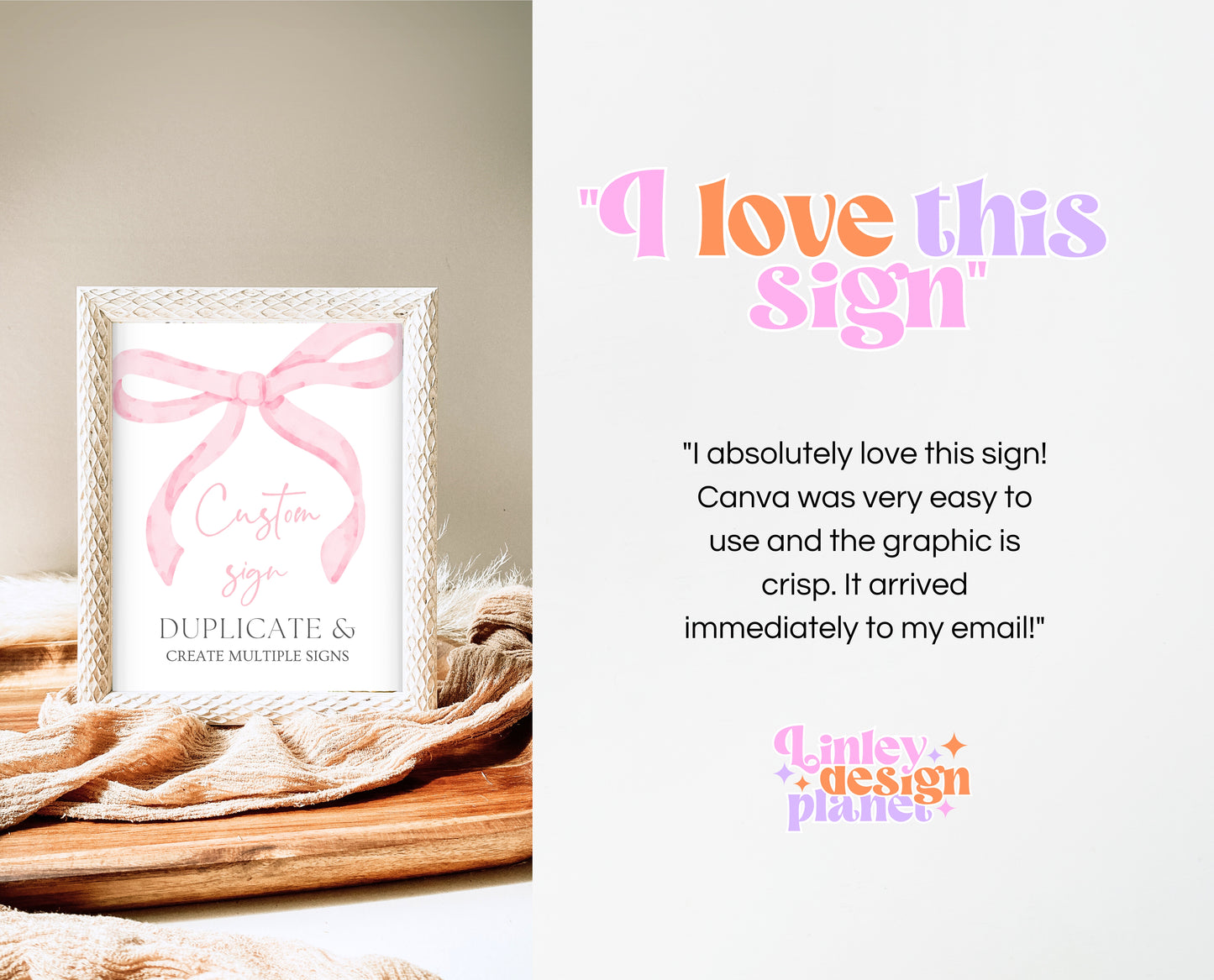 Editable Pink Bow Baby Shower Custom Sign, Girl First Baby Shower Printable, Pink Coquette Bow Girl Fully Editable Sign, Bow Decor, VDC12