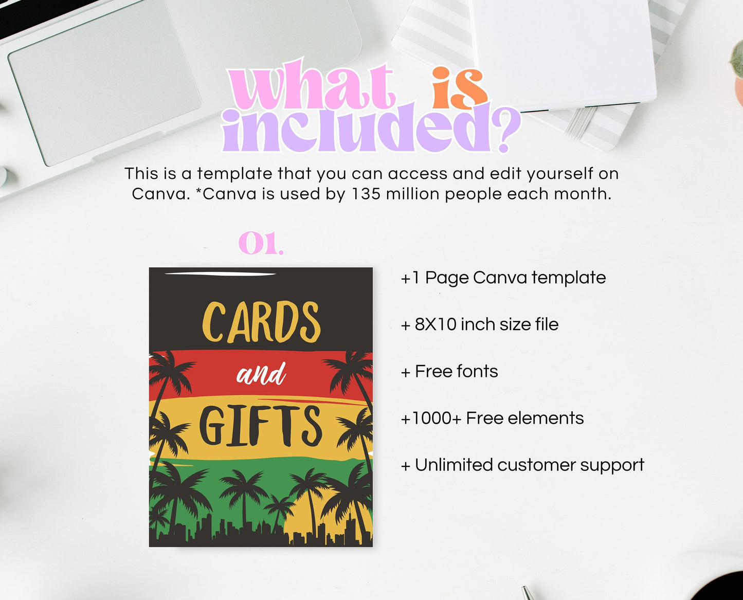 Cards And Gifts Sign Reggae Birthday, Reggae 1st Birthday Sign, Jamaican Theme Birthday Sign, Reggae Theme Sign Template, Reggae Sign