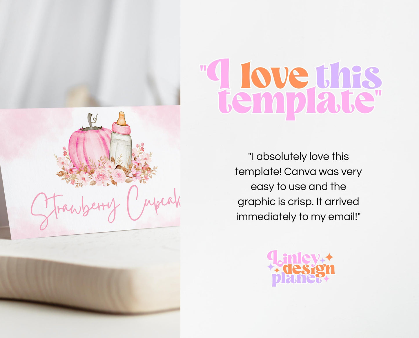 Editable Fall Baby Shower Food Label, Pink Fall Pumpkin Baby Shower, Fall Girl Baby Shower, Autumn Baby Shower, Pumpkin Baby Shower, FPBS02
