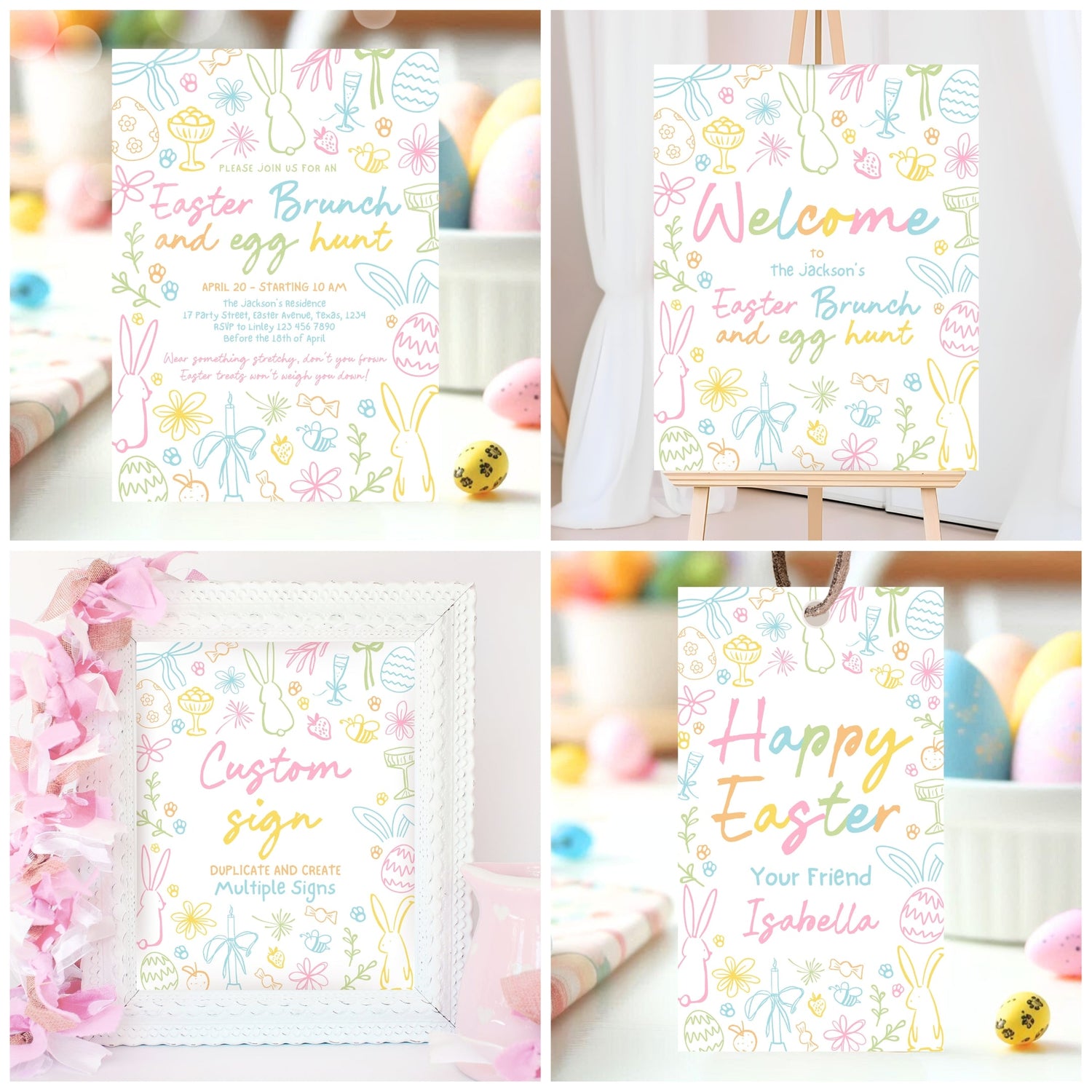 Whimsical Doodle Easter Collection EPC18
