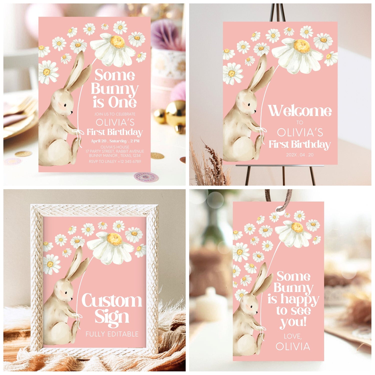Daisy Bunny Birthday Collection EPC08