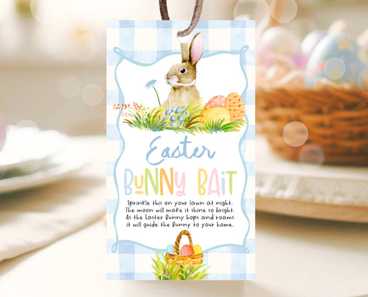 Editable Easter Bunny Bait Tag, Easter Bunny Food Tag, Easter Basket Party Favor Tag, Easter Classroom Gift Tag, Instant Download, EPC14