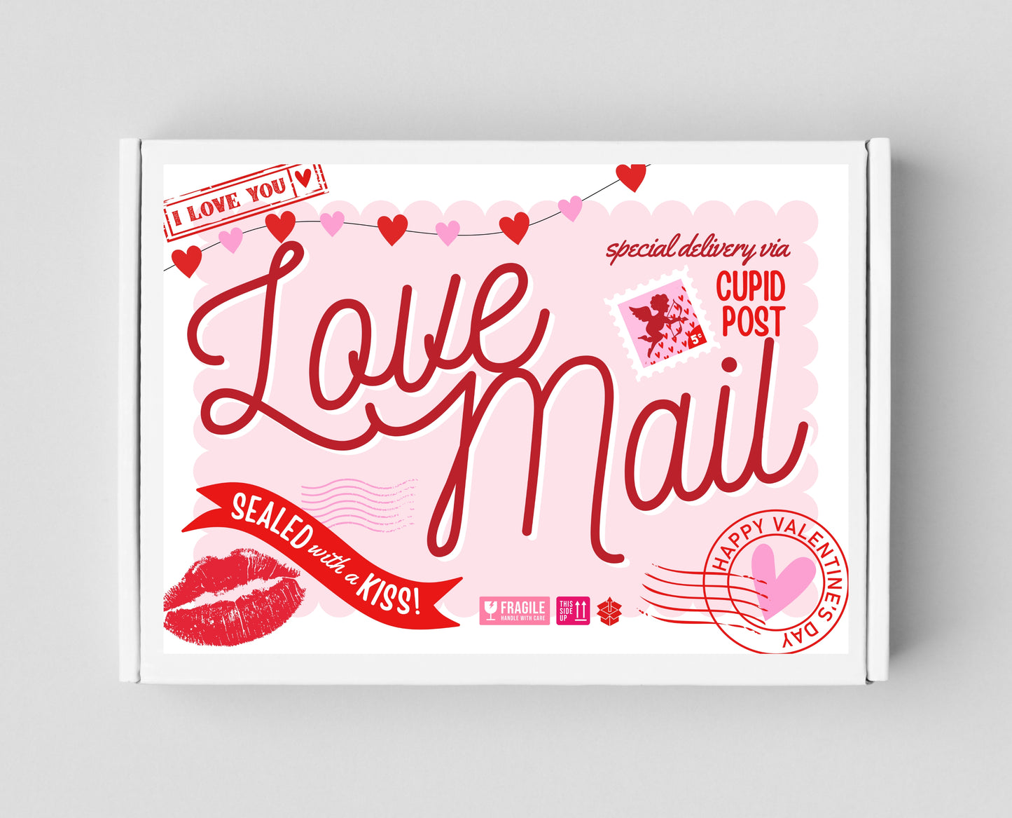 Editable Valentines Day Gift Box Label, Personalized Valentine Treat Box Label, Valentines Gift Label, Printable, Valentine Shipping Label