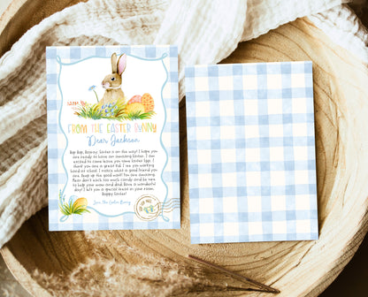 Editable Easter Bunny Easter Basket Letter, Personalized Letter From The Easter Bunny, Easter Bunny Morning Letter, Instant Download, EPC14