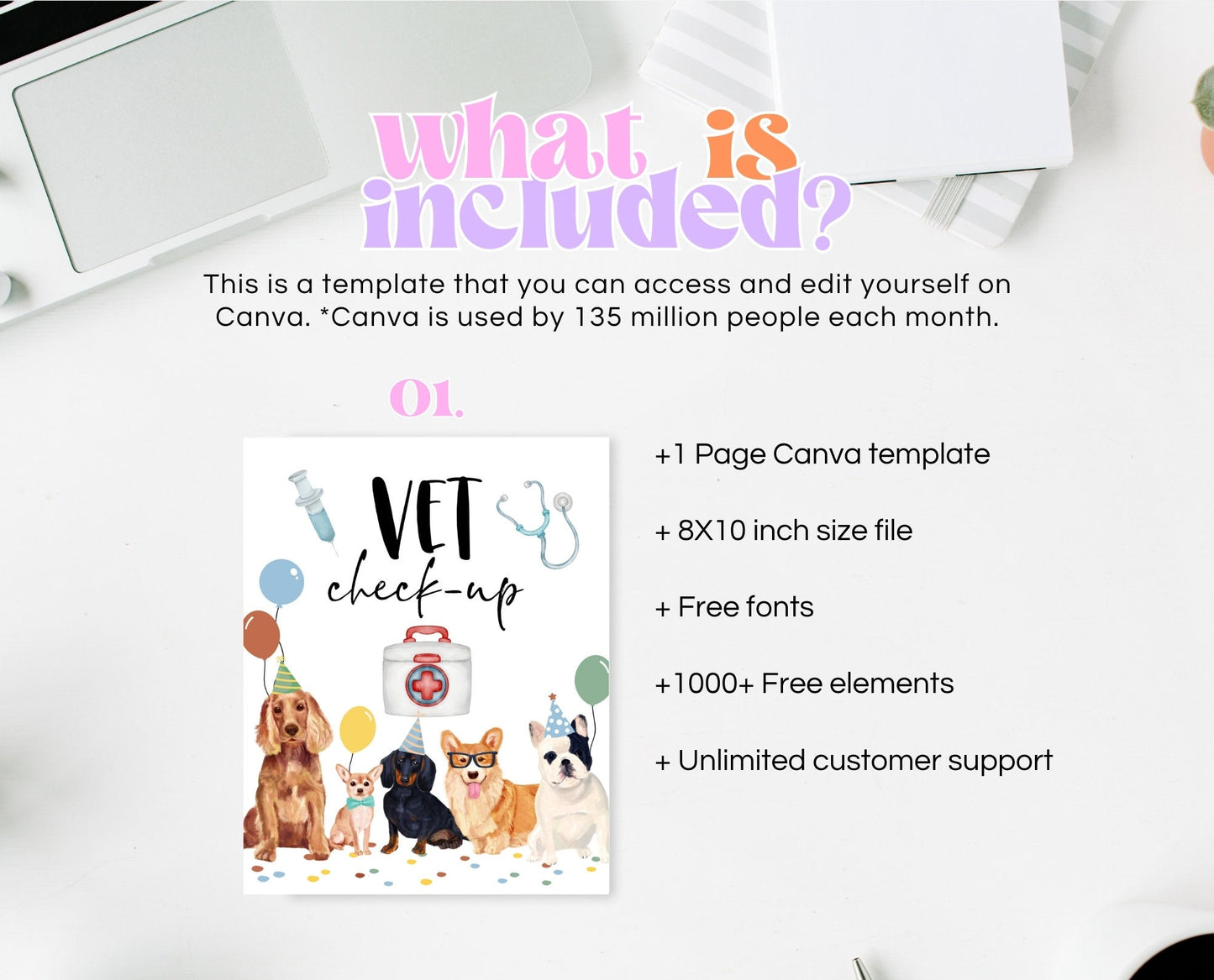 Vet Check Up Sign, Pet Hospital Sign, Puppy Birthday Sign, Boy Dog Birthday Party, Puppy Pet Check-Up Sign, Pawty Theme Decor, BDBP01