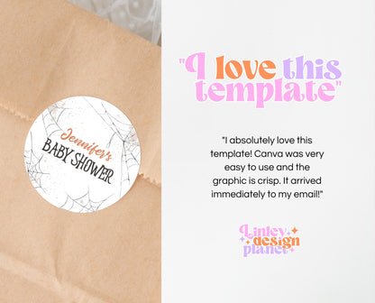 Editable A Baby Is Brewing Halloween Baby Shower Cupcake Toppers, Halloween Party Decorations, A Baby Is Brewing Cupcake Toppers, HBSC01