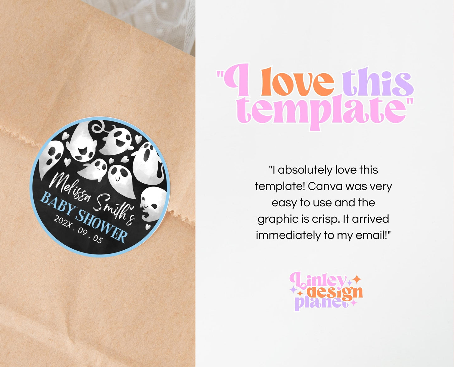 Editable Halloween Baby Shower Cupcake Toppers, Boy Blue Halloween Baby Shower Cake Toppers, A Little Boo Is Almost Due Baby Shower, HBSC03