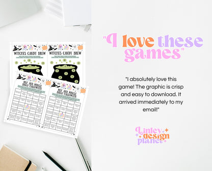 Printable 24 Halloween Games Bundle, Halloween Games, Halloween Trivia, Riddle Game, Halloween Activities, Halloween Party Games, Download