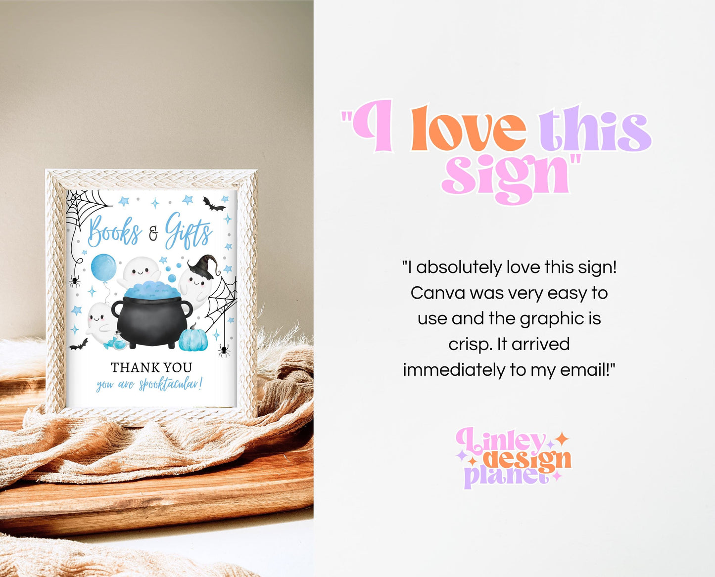 Books And Gifts Sign Halloween Baby Shower, Halloween Baby Shower Gift Sign, Printable, A Little Boo Is Almost Due Baby Shower, HBSC09