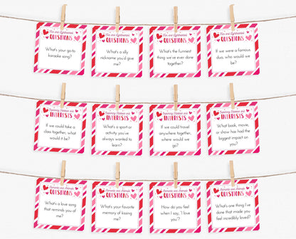 Couple Question Cards, Conversation Starters Cards, Date Night Cards, Romantic Anniversary Gift, Valentines Games, Relationship Cards Games