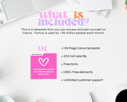 Couple Naughty Question Cards, Dirty Conversation Cards, Date Night Cards, Romantic Anniversary Gift, Valentines Games, 50 Shades Of Pink