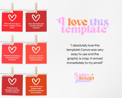 Couple Naughty Action Cards, Dirty Challenges Cards, Date Night Cards, Anniversary Gift, Valentines Games, 50 Shades Of Red, Gift For Him